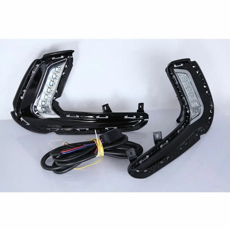 For Hyundai Elantra 2016 2017 2018 1 Pair LED car DRL Daytime Running Light Daylight Waterproof Signal lamp