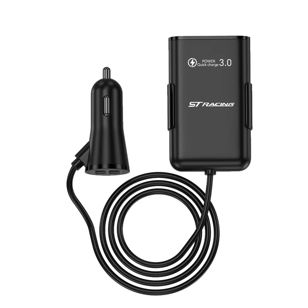 Car charger 25W QC3.0 PD Dual Line Fast Charging Car-Charger For Phone Quick Charge Type C Charger For Mustang Fiesta ST ford