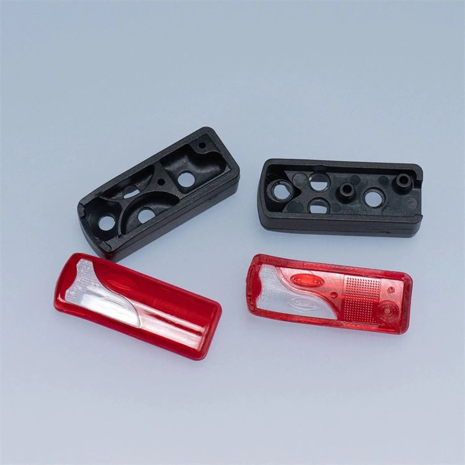 Parts Plastic LED Rear Lamp Shell Tail Light Housing for 1/14 DIY TAMIYAYA RC Tractor Truck Model Hydraulic Dumper Car