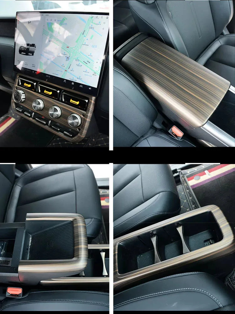 for Chery iCAR V23 2025 2026 Interior Accessories Control Overlays Cover Trim Door Handle Gear Shift Panel Steering Wheel