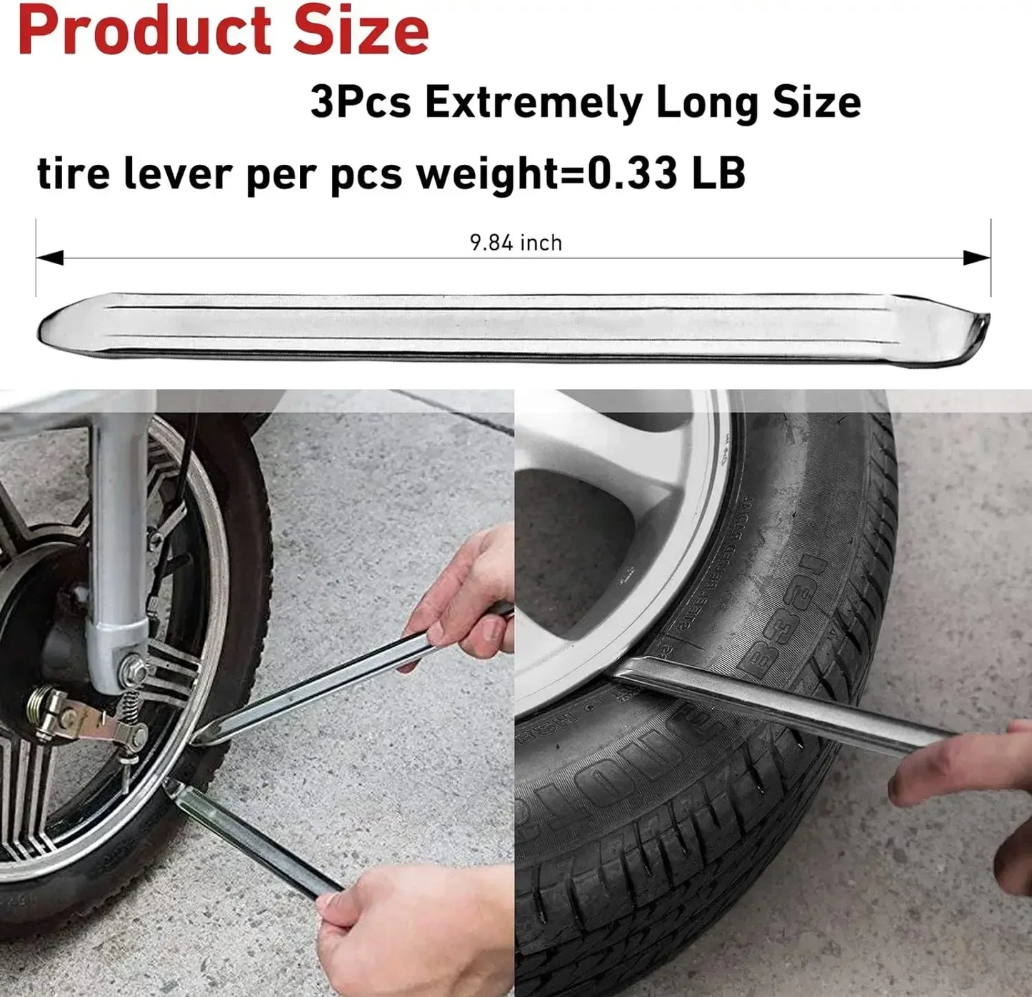 Car Repair Tools Steel Spoon Tire Iron Rim Opener Lever Changer Motorcycle Cycling Repair Tools For Bicycle Car Accessories