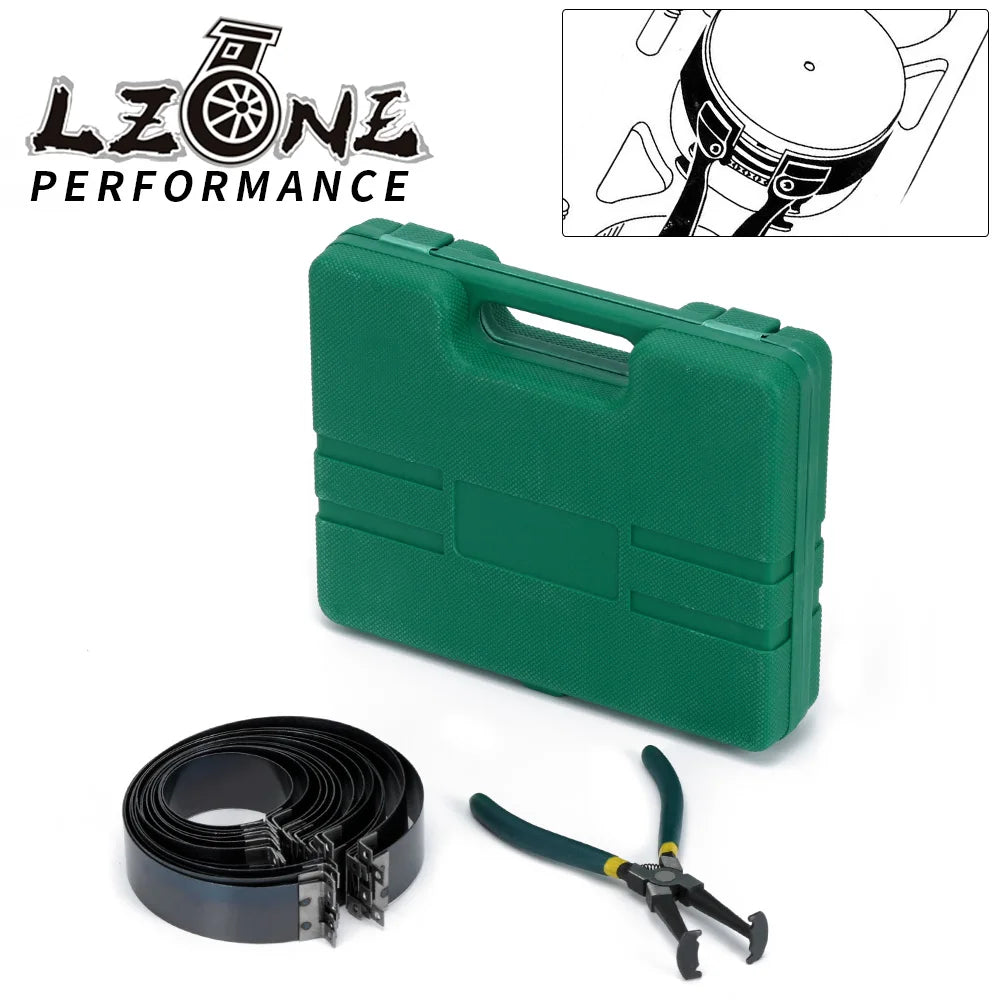 14pcs Piston Rring Disassembly Tool Piston Ring Compressor Automobile Engine Piston Ring Compressor Cylinder Installer Plier