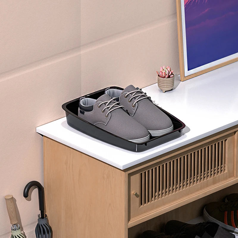 1pc Car Shoes Storage Tray Interior Multifunctional Durable Accessory Tidying Vehicle Organizer Under Seat Container Box