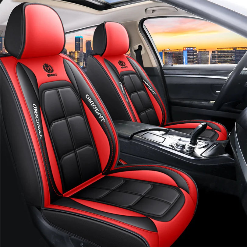 Car seat cushion full surround all season universal leather seat cover wear-resistant, dirt resistant, breathable car seat cover