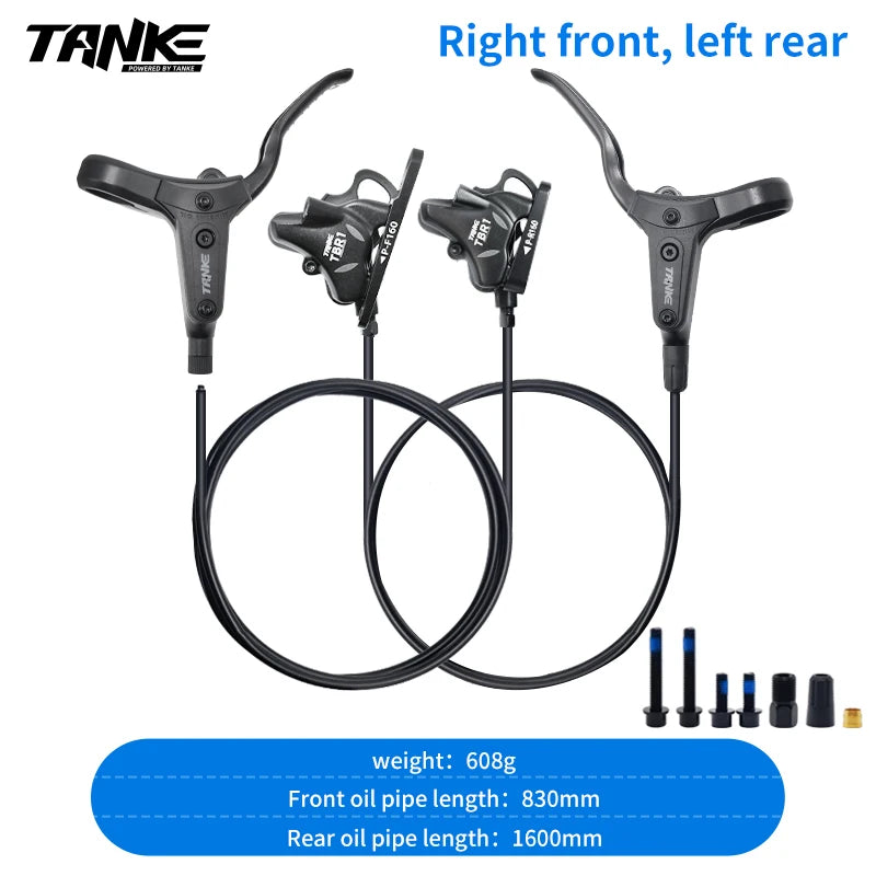 Road bike brakes,road Bicycle brakes hydraulic direct Calipers,TANKE FLAT MOUNT Oil Pressure Disc Brake,Double Piston Brake Part