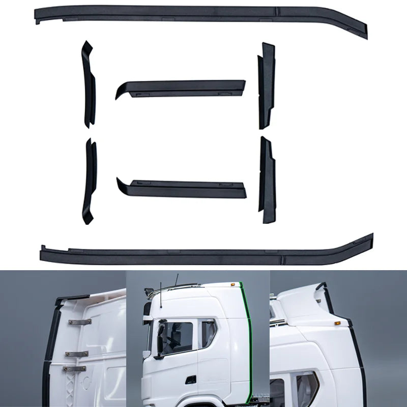 RC Truck Tail Edge Strip Flange Modification for 1/14 Tamiya SCANIA 770S 6X4 56368 8X4 56371 Car Accessories