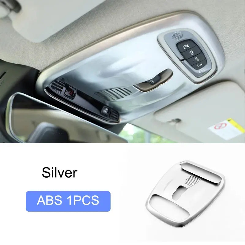 For Volvo XC40 C40 car interior decoration with ABS car accessories, carbon fiber texture, black gloss