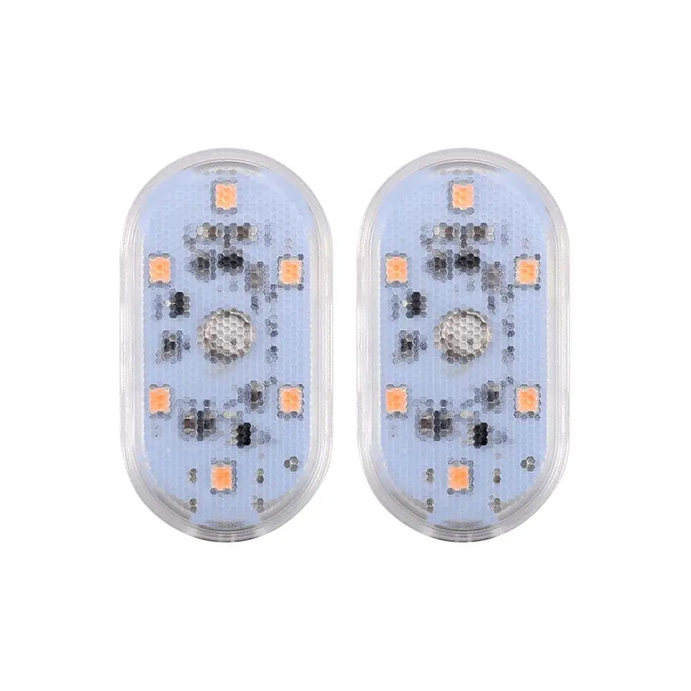 Car LED Touch Lights USB Sensor Rechargeable Reading Light Auto Door Light Roof Ceiling Lamp Car Interior Atmosphere Lamp