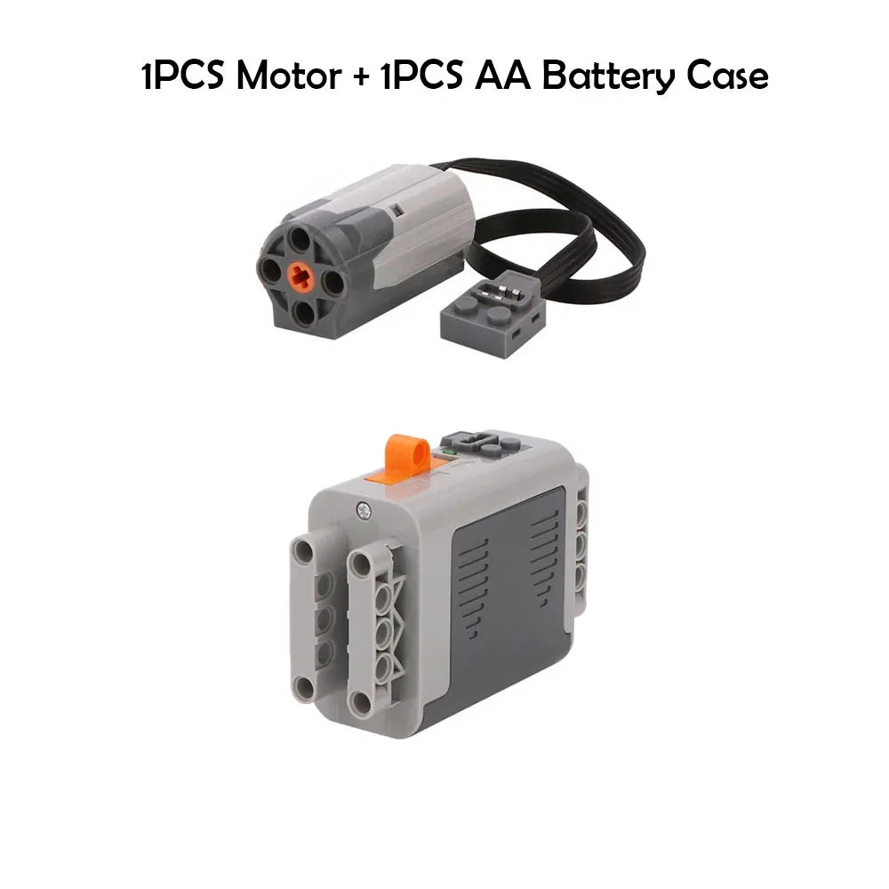 Technical Part 8883 M Motor Compatible with legoeds Power Functions Building Block Car Truck Vehicles Model Power Up Speed Motor