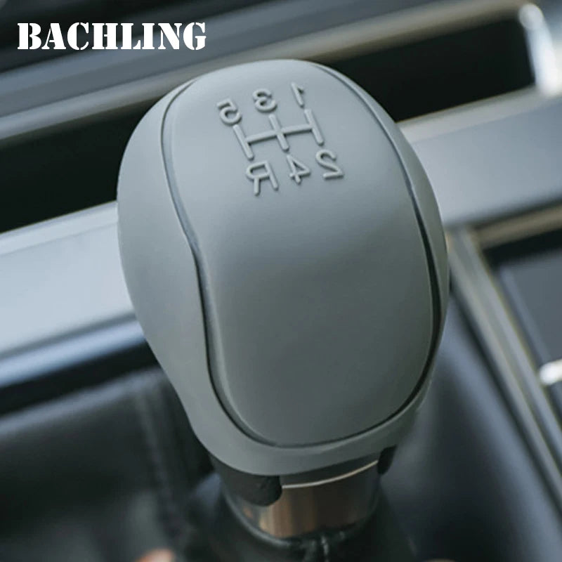 1PC Manual 5/6-speed Car Interior Accessories Car Silicone Gear Shift Knob Cover Shift Non-Slip Car Interior Accessories