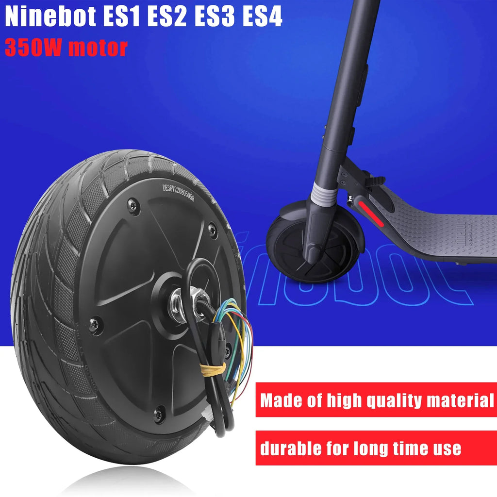 Motor Engine For Segway Ninebot ES1 ES2 ES3 ES4 350W Front Driving Wheel Solid Tire Front Motor Replacement Parts