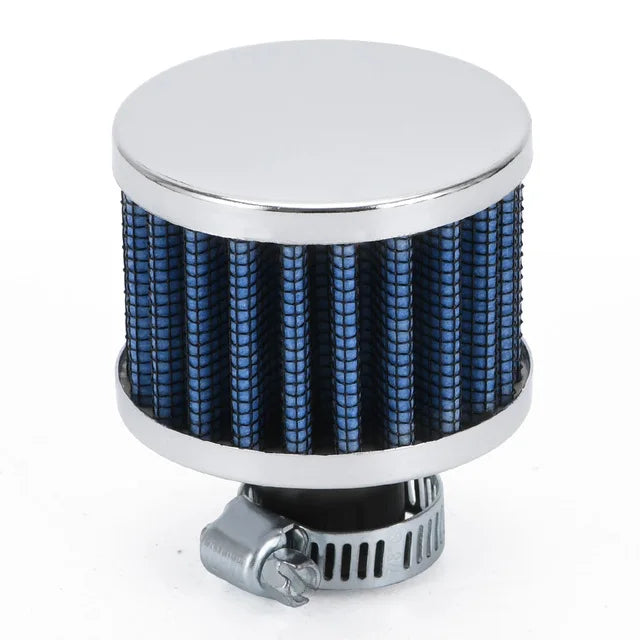 Car Universal 12mm Car Air Filter for Motorcycle Cold Air Intake High Flow Crankcase Vent Cover Mini Breather Filters