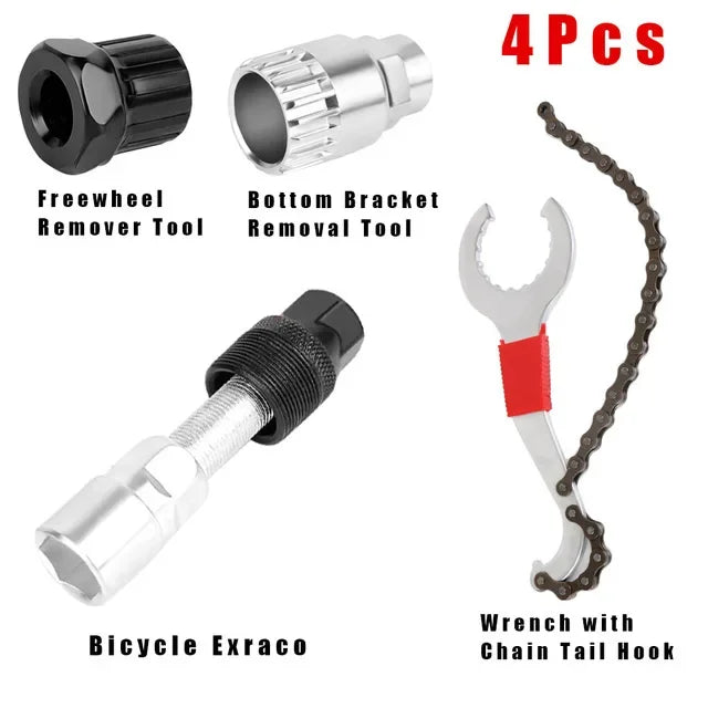 Bicycle Repair Tool Kits Chain Breaker Crank Puller Outdoor Cycling Pedal Remover Puller Bicycle Tools MTB Bicycle Accessories