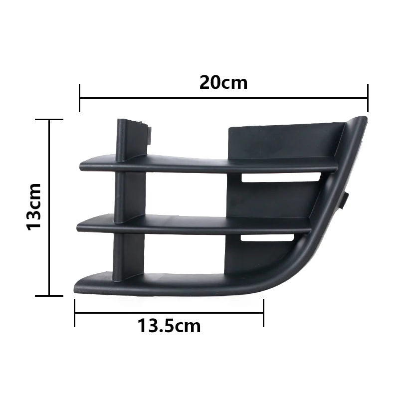 Car Accessories For Skoda Fabia 2011 2012 2013 2014 2015 Car Front Lower Bumper Small Grille Vent Cover Front Fog Light Cover