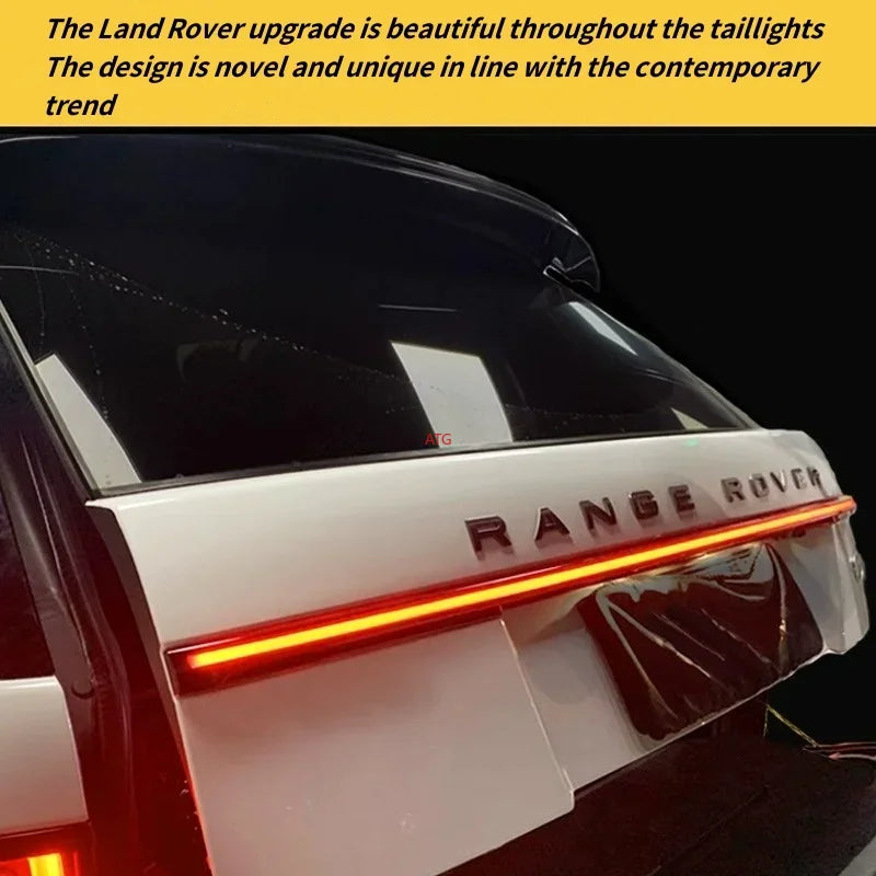 Accesorios para coches Las luces traseras pasantes son una nueva mejora de las elegantes luces de arranque traseras del Range Rover Land Rover CARS