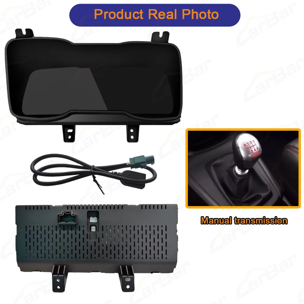 Carbar 12.3" LCD Dashboard Screen For Chevrolet Camaro 2011-2014 5th Generation Car Digital Instrument Cluster