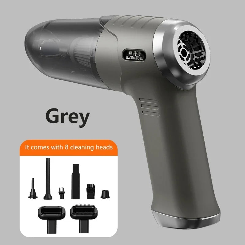 Lenovo 8-in-1 Car Vacuum Car Vacuum Cleaner Portable Mini Cordless Vacuum 45000pa Powerful Car Suction Machine For Car Home New