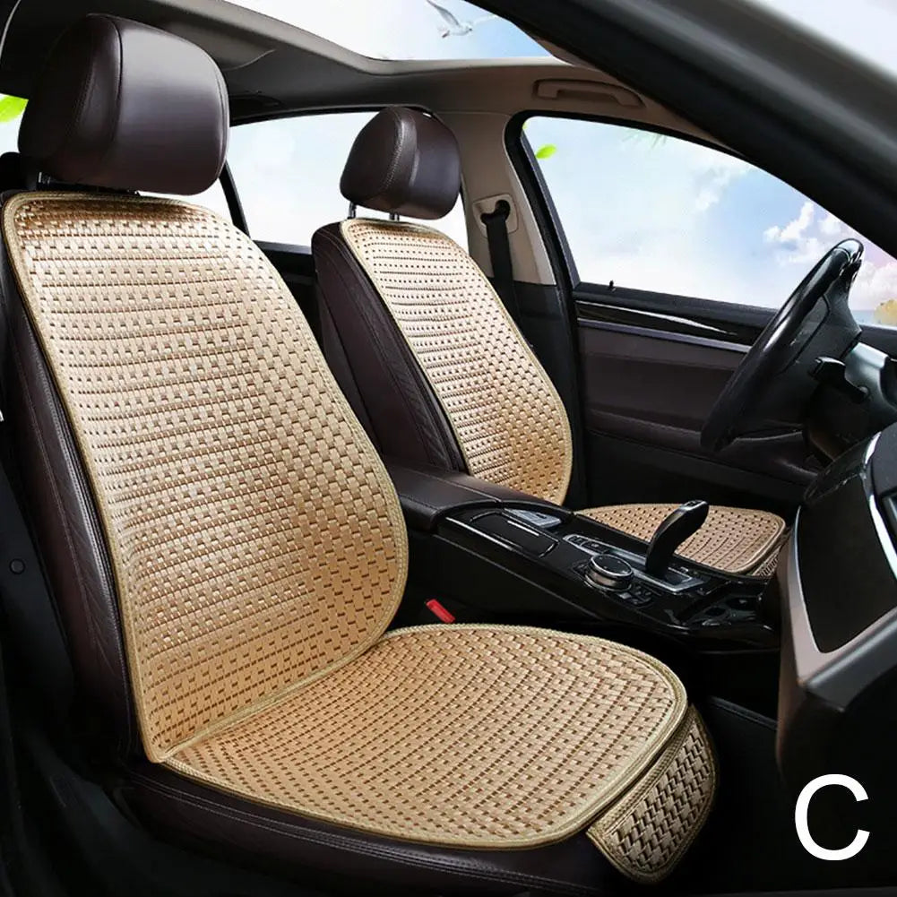 Summer Car Seat Covers Front Universal CoolCar Seat Cushion Mat Ice Silk Auto Seat Cover Protector Backseat Cover For Car