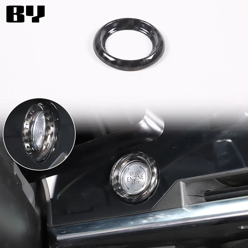 For Chevrolet Corvette C8 2020-2024 Car Accessory ABS Carbon Fiber Car Console Gear Shift Panel Cover door armrest Trim Sticker