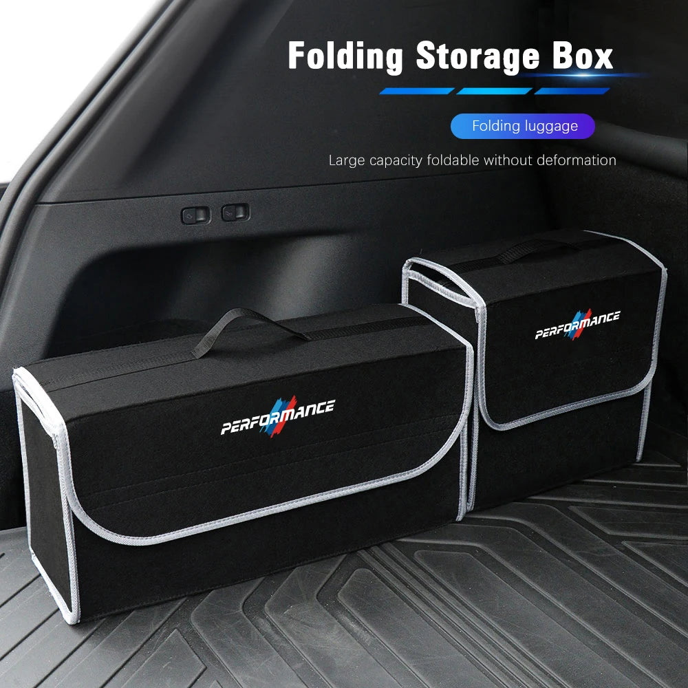 Car Trunk Organizer Box Large Capacity Folding Storage Bag For Performance E46 E60 E90 E39 E87 E36 E92 E70 E91 X3 X5 X1 X2 X4 X6