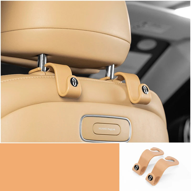 For Aito M5 M7 M9 Car Styling Passenger Hooks Seat Back Hook Auto Interior Organization Original Color Modified Accessories