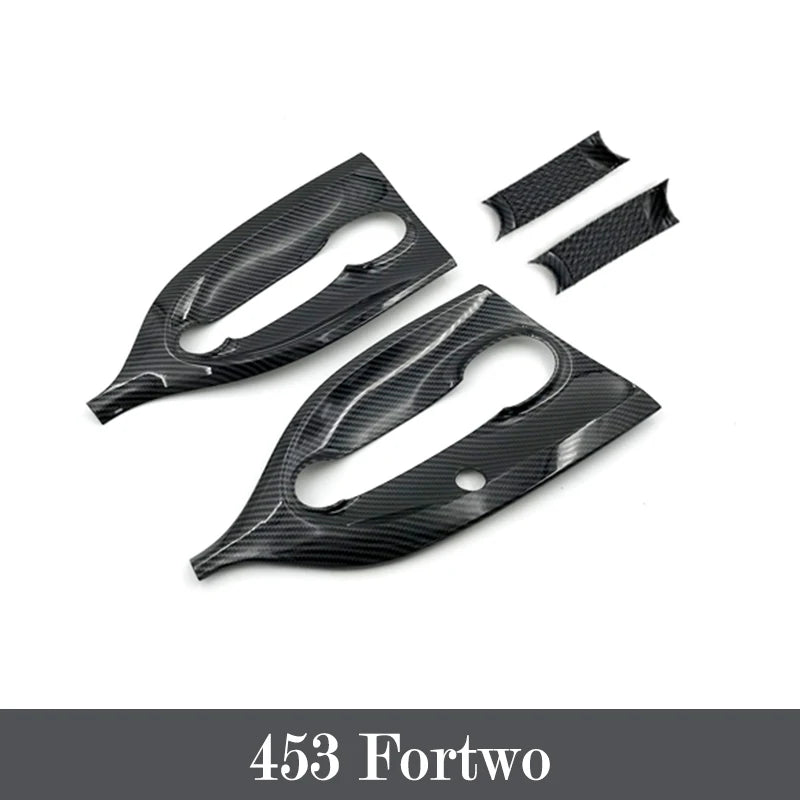 Carbon Car Interior Decoration Accessories ABS Protection Modification Sticker For Smart 453 Fortwo Forfour Car Exterior Styling
