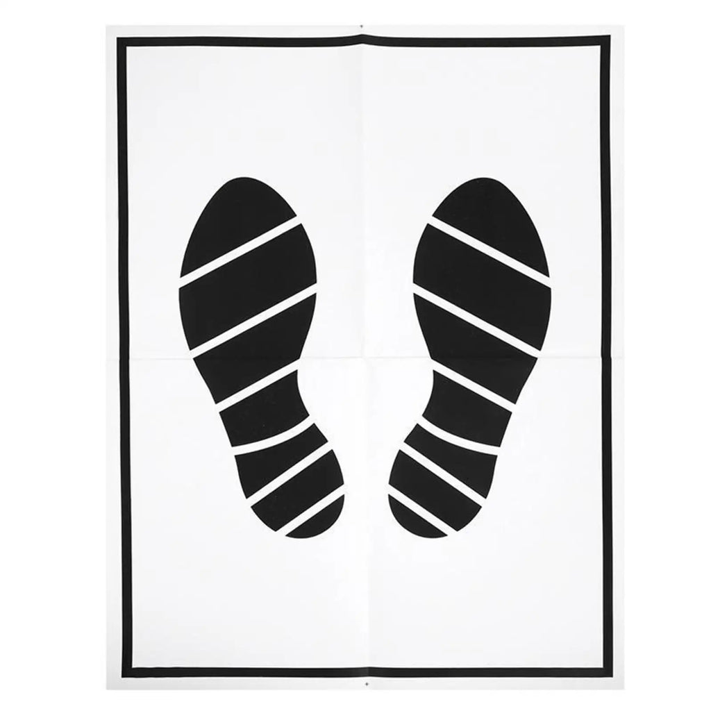 50 Pieces Disposable Paper Car Detailing Folding Floor Mats Waterproof Vehicle Foot Mat for Hotel Suvs Kitchen Home Trucks
