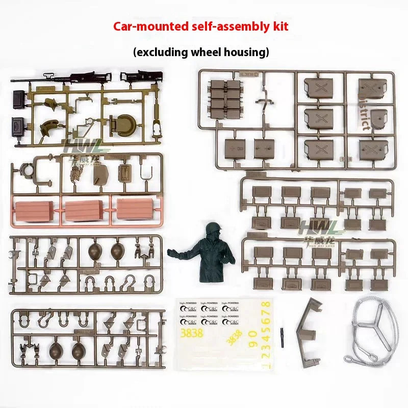 Henglong 3838-1m26 Tank Accessories Car Shell Plastic Track Drive Induced Road Wheel Rocker Arm Complete Set Of Accessories