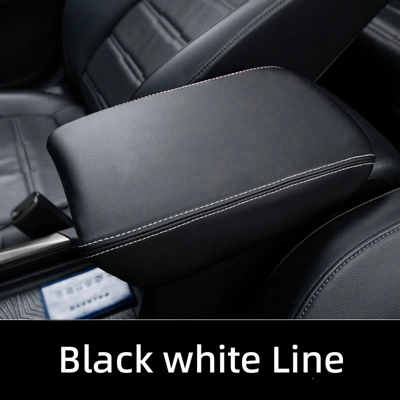 For Honda CRV 2018 Accessories CR-V 2017 2019 2020 2021 2024 Car Center Console Armrest Box Cover Leather Protective Cover Trim