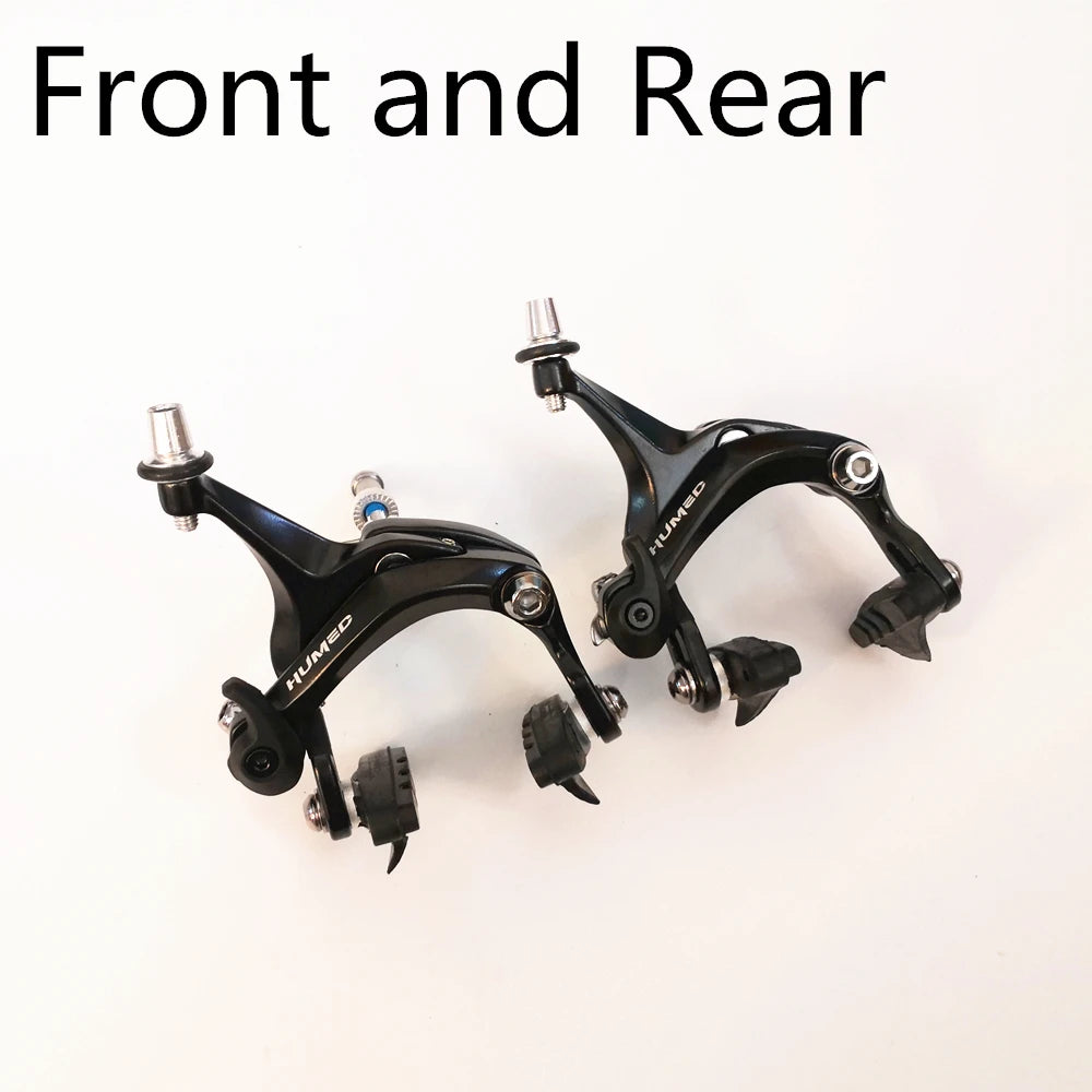2022New Bicycle V-Brake Racing Road Dual Pivot Bike Aluminum Side Pull Caliper Brake Front Rear Brake 44-57mm