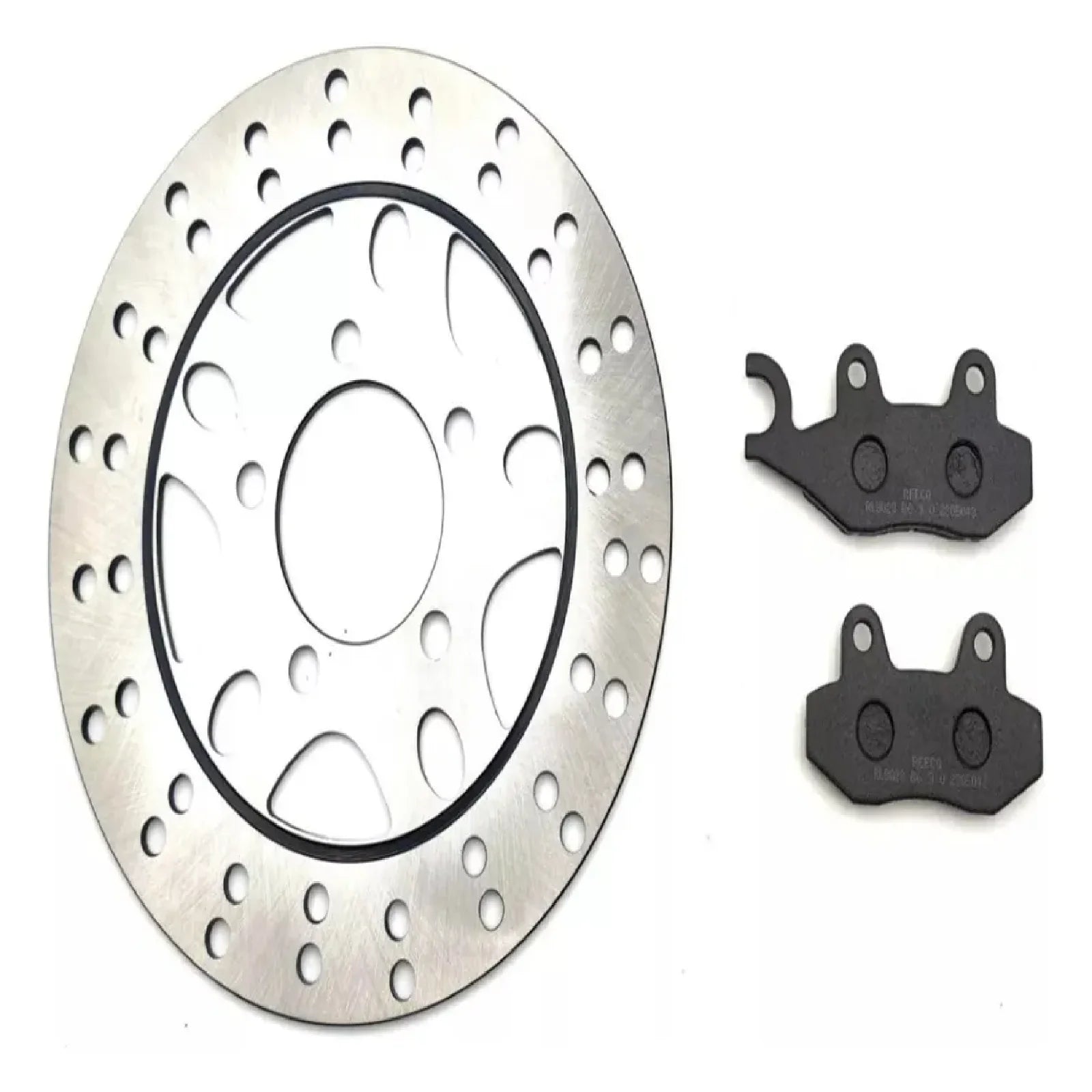 VEHICULOS 1 Set Rear Brake Disc And Brake Pads For Vento Nitrox250/vracer Motorcycle Accessories Dropshipping Wholesale