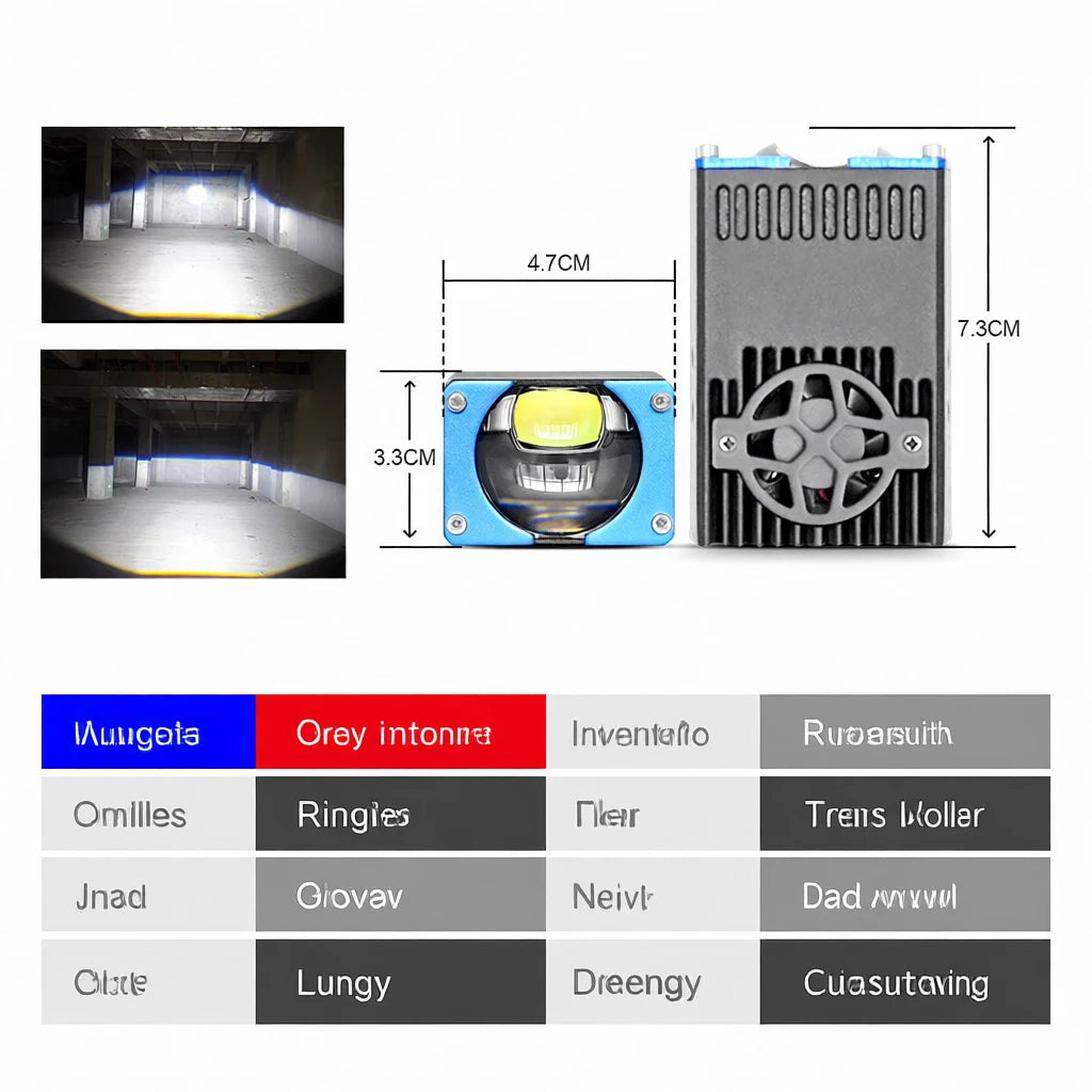 NEW LED Car Auxiliary LED Work Light Spotlight Lights Bumper Fog Lamps Mini Driving Light For Motorcycle 4X4 off Road SUV ATV