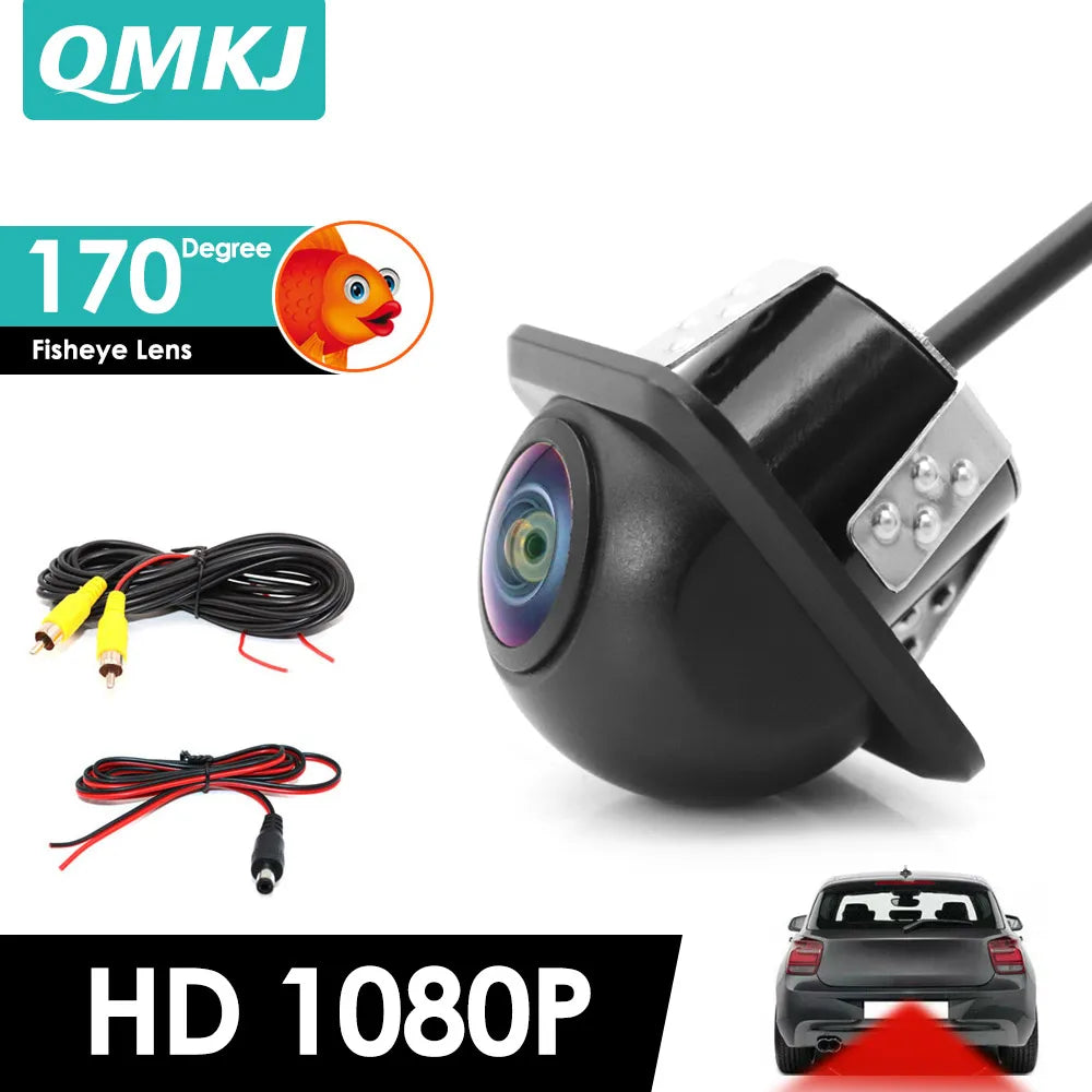 CCD Reverse Camera Rearview Car HD Night Vision For Parking CVBS Waterproof Universal 170 Degree Fishey Lens Auto Reversing Cam