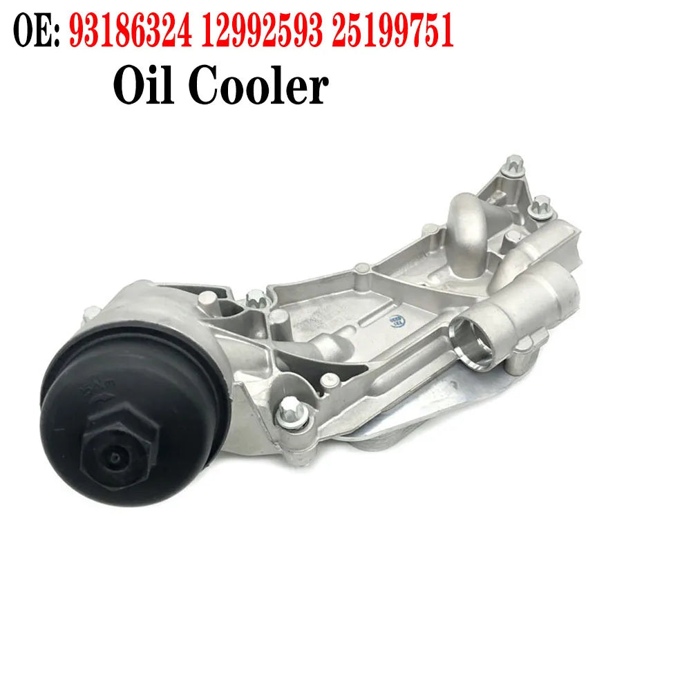 12992593 93186324 Engine Oil Cooler Oil Filter Assembly Aluminum for Chev-rolet for Cru-ze for O-pel for As-tra