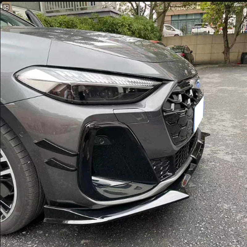 Car accessories FIT FOR Audi A5 B10 2025 2026 black ABS Front Bumper Lip Spoiler Splitters Cover Body kit Side Skirt