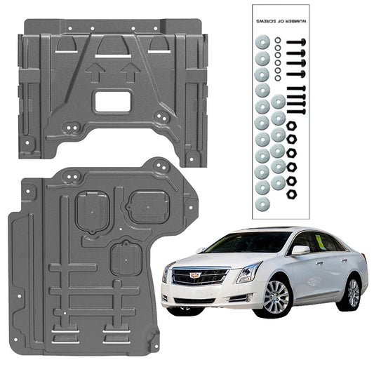 Car Accessories Black Under Engine Guard Mudguard Board Splash Shield Mud Fender Plate Panel For Cadillac ATS 2012-2019