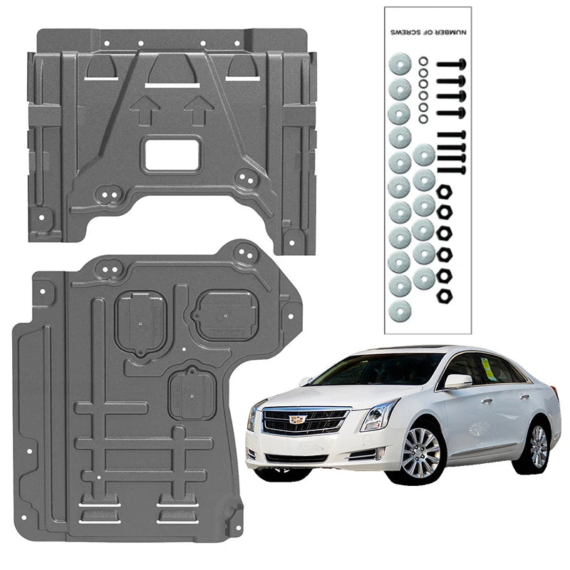 Car Accessories Black Under Engine Guard Mudguard Board Splash Shield Mud Fender Plate Panel For Cadillac ATS 2012-2019