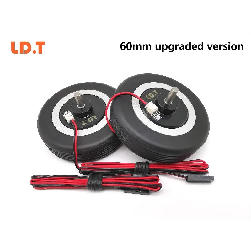 Aeromodelling Brake Wheel Electric Brake Wheel RC Plane 50-70mm with ABS Smart 3 Modes Remote Control Airplane Toys for Children