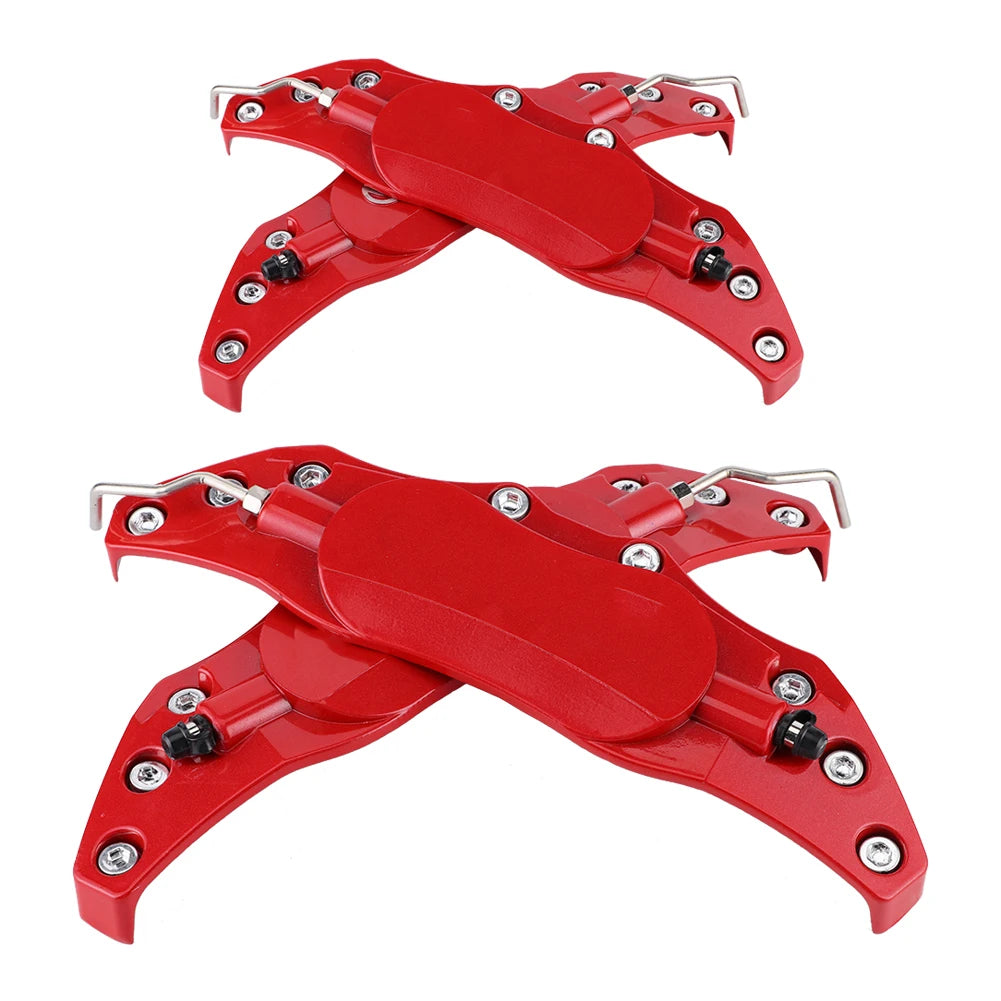 Cubiertas falsas para pinza de freno Cubiertas falsas para pinza de freno de disco de coche Accesorios izquierdo y derecho Cubierta de pinza de reinstalación roja