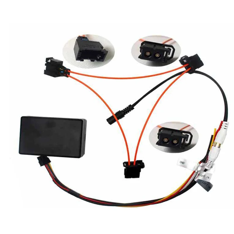 Car Bluetooth Music Aux Audio Input Old 2GMMI Bluetooth Music for Audi A6L A8L Q7 Audio Fiber Decoder Box for Android