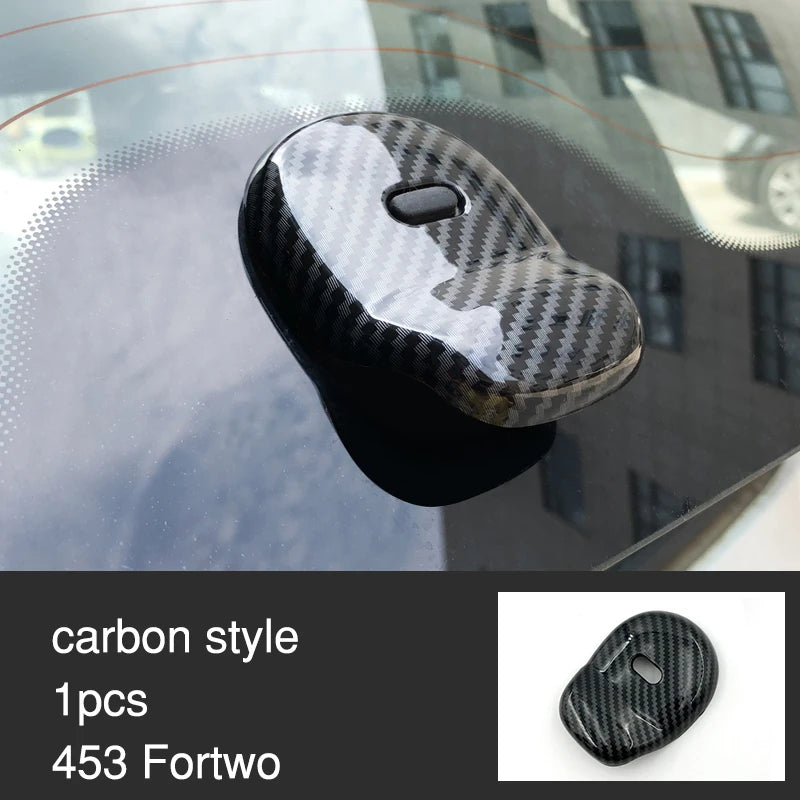 Carbon Car Interior Decoration Accessories ABS Protection Modification Sticker For Smart 453 Fortwo Forfour Car Exterior Styling