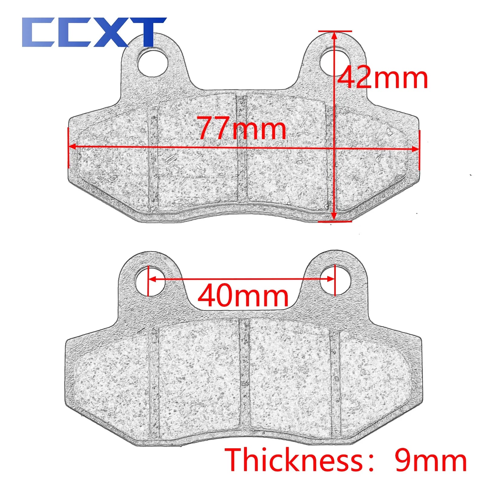 Motorcycle Front & Rear Brake Pads Shoes For 175cc 160cc 150cc 140cc 125cc 110cc 50cc To 250ccCRF KLX TTR GPX Pit Dirt Bikes