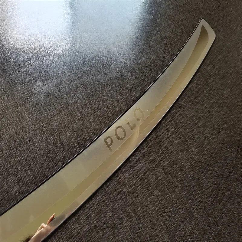 Accessories For vw Volkswagen Polo 2011 - 2013 2014 2015 2016-2019 Door Sill Rear Bumper Protector Sill Trunk Tread Plate Trim