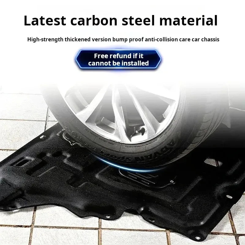 Car Accessories Black Under Engine Guard Mudguard Board Splash Shield Mud Fender Plate Panel For Volkswagen PASSAT 2019-2024