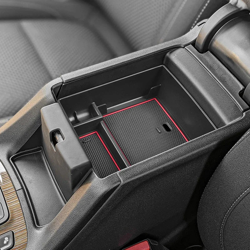 Car Accessories Center Console Organizer 2017- 2023 Car Interior Accessories Armrest Storage Tray Stowing Tidying For GMC Acadia