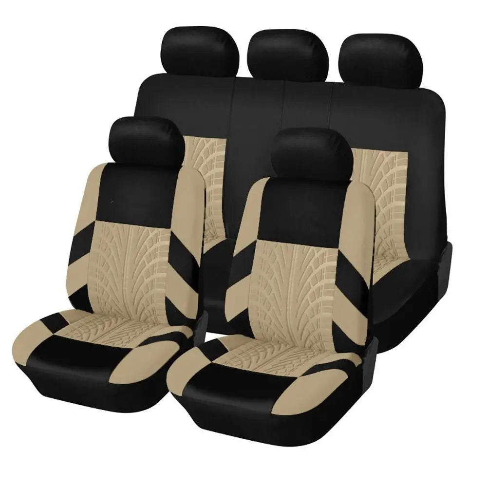 Universal 2+1 Seat Covers Car Seat Covers Protector for Transporter/Van,Universal Polyester Fabric Car Covers,Truck Accessories
