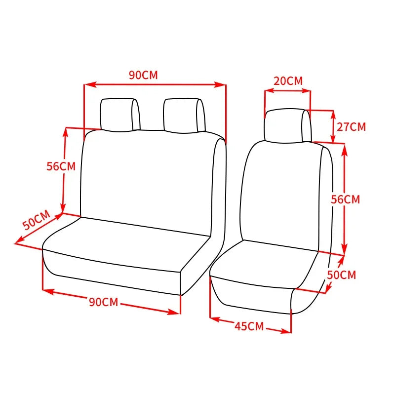 Truck seat covers car interior accessories printed seat covers with tire marks