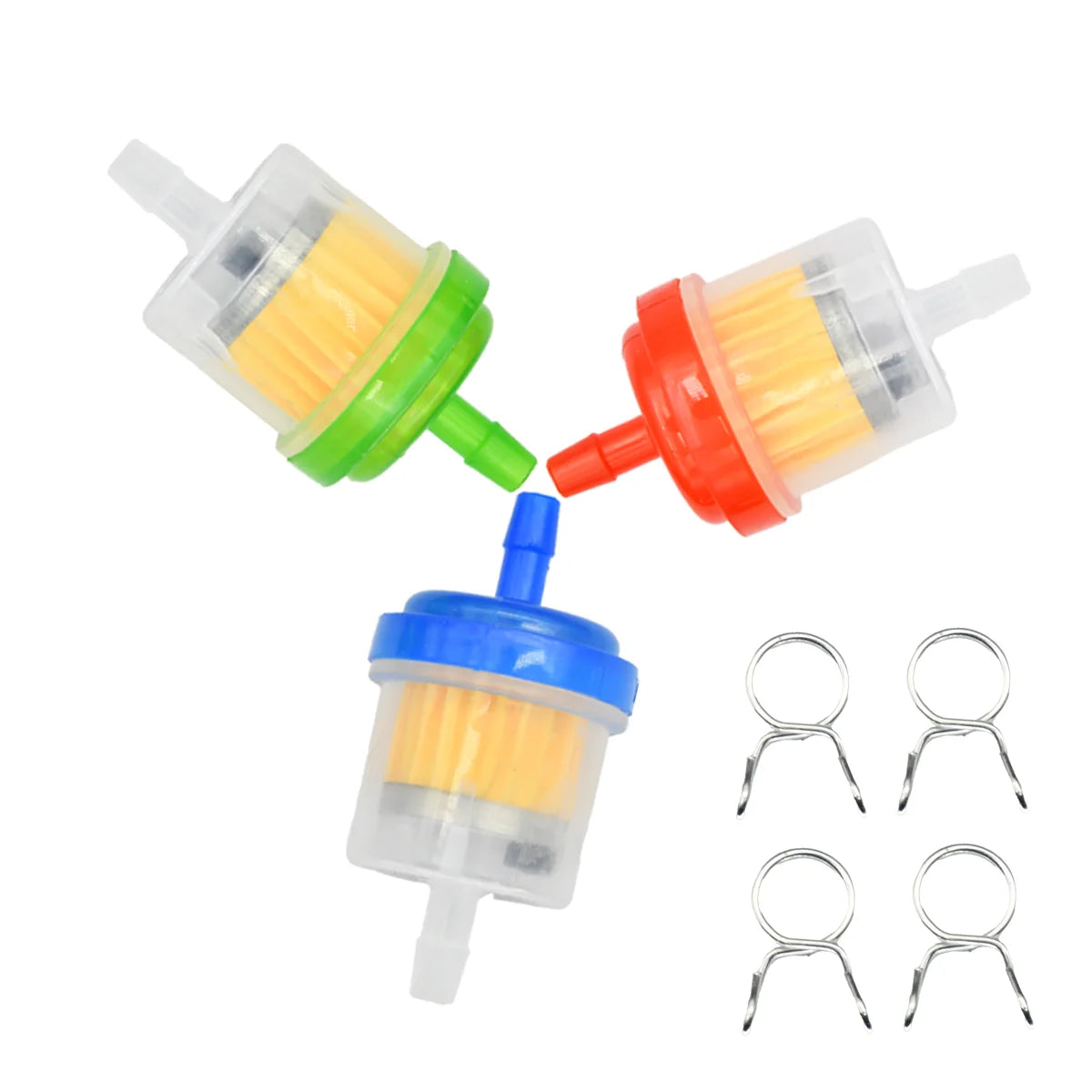 Motorcycle Universal Gas Fuel Filters and Fuel Pipe For 49cc 50cc 110cc 125cc Moped Scooter ATV Go Kart Motocross Dirt Pit Bike