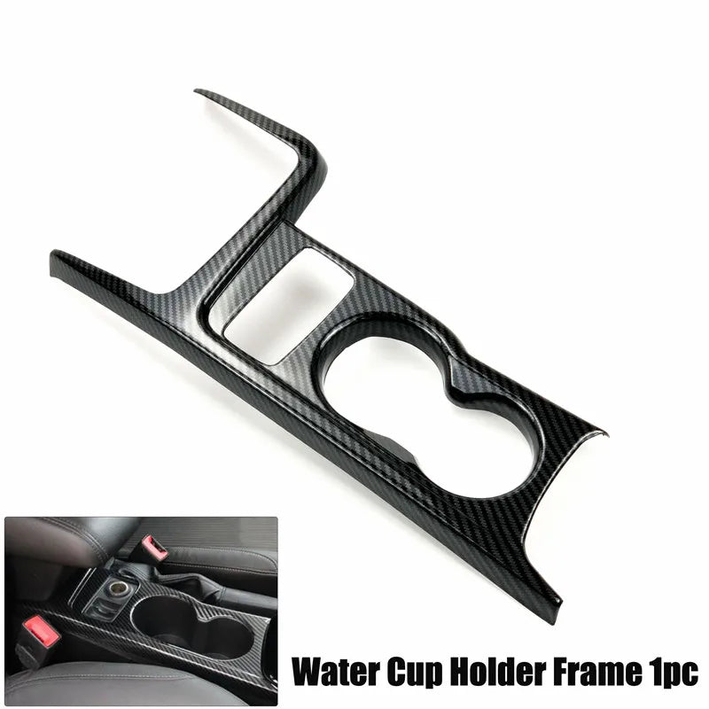 Car Styling Accessories Interior ABS Carbon Fiber Decorative trim Storage case For Ford Focus 3 mk3 Sedan Hatchback 2012-2014