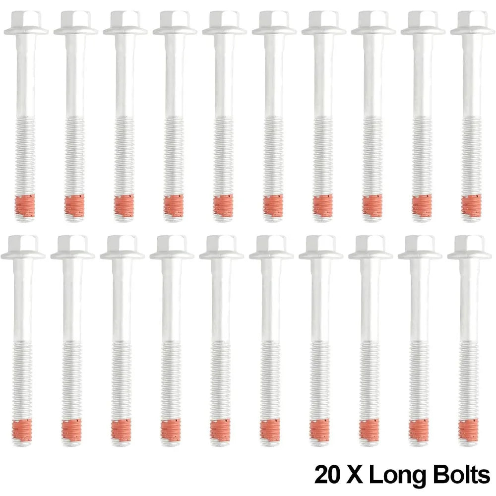 Engine Cylinder Head Bolt kit Fit 4.8 5.3 6.0 6.2L For Chevrolet Buick Cadillac Hummer GMC GM LS LT LMG 4.8L 5.3L 6.0L 6.2L GAS